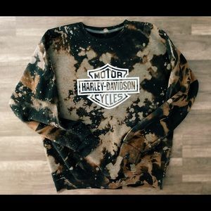 Harley Davidson inspired crewneck